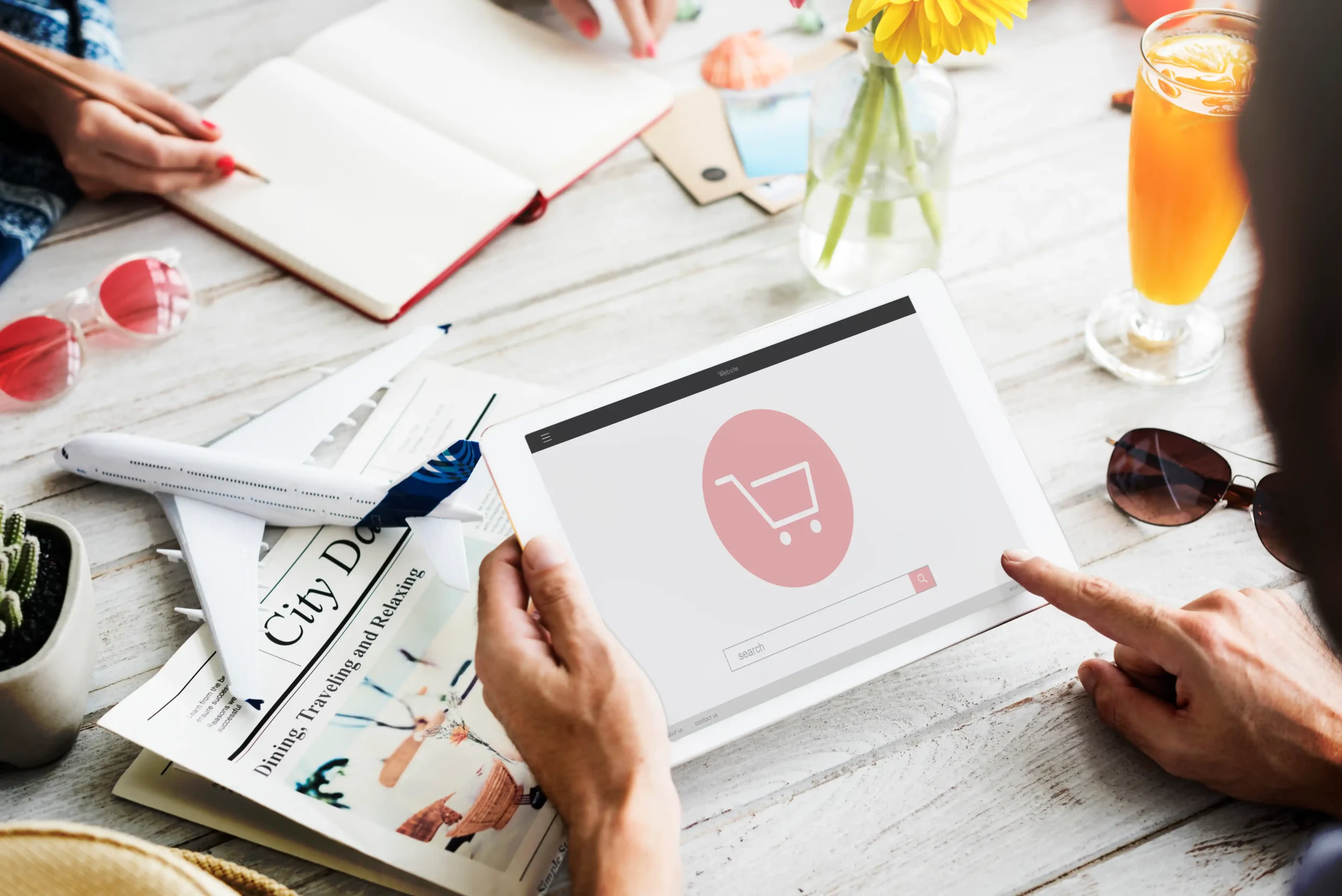 Une solution web, peut-être une boutique en ligne